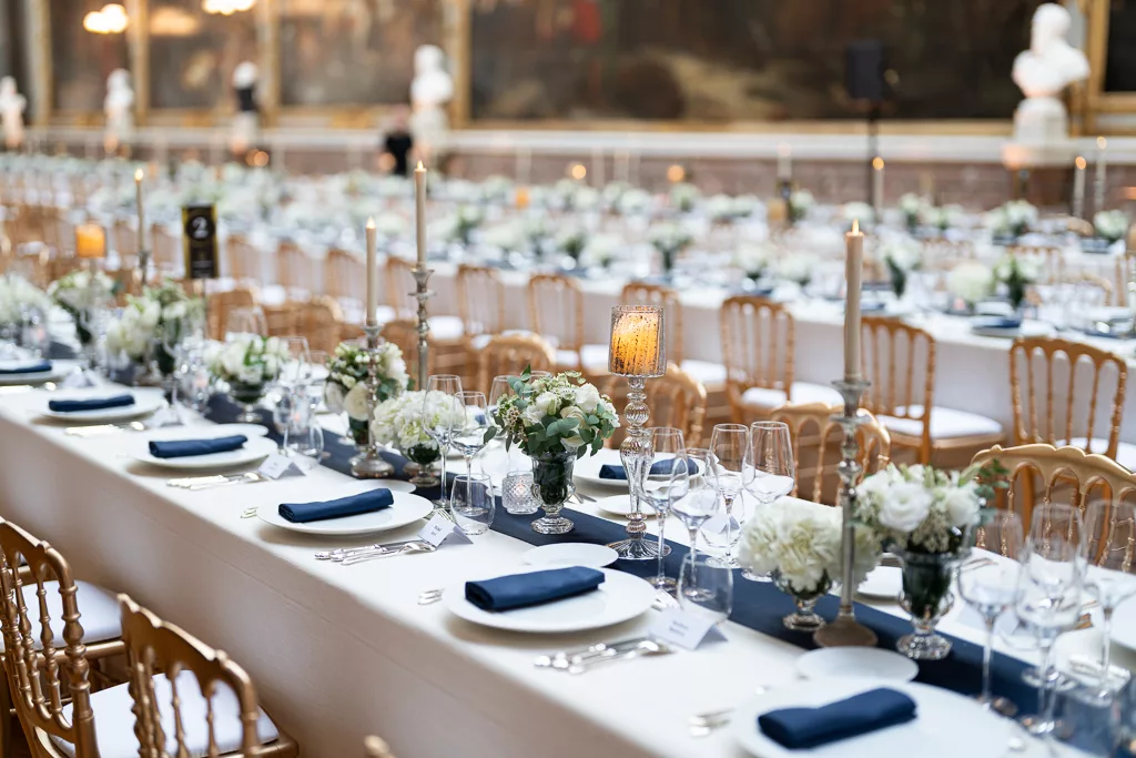 Mise en place Ducasse Réception