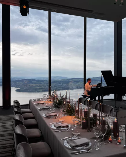 Diner Lucerne Ducasse Réception